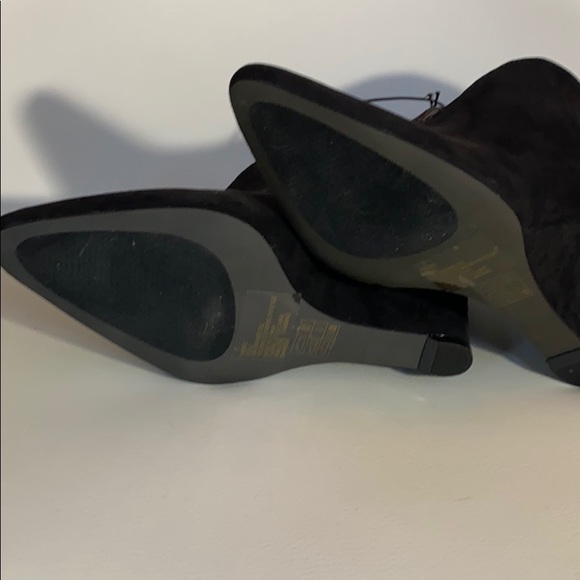 Express suede wedge booties - Picture 4 of 5